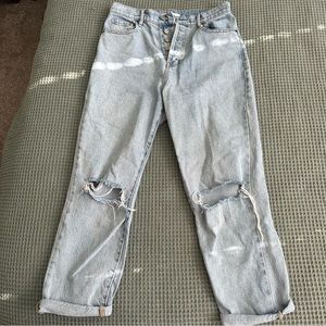 Pacsun high rise straight jeans